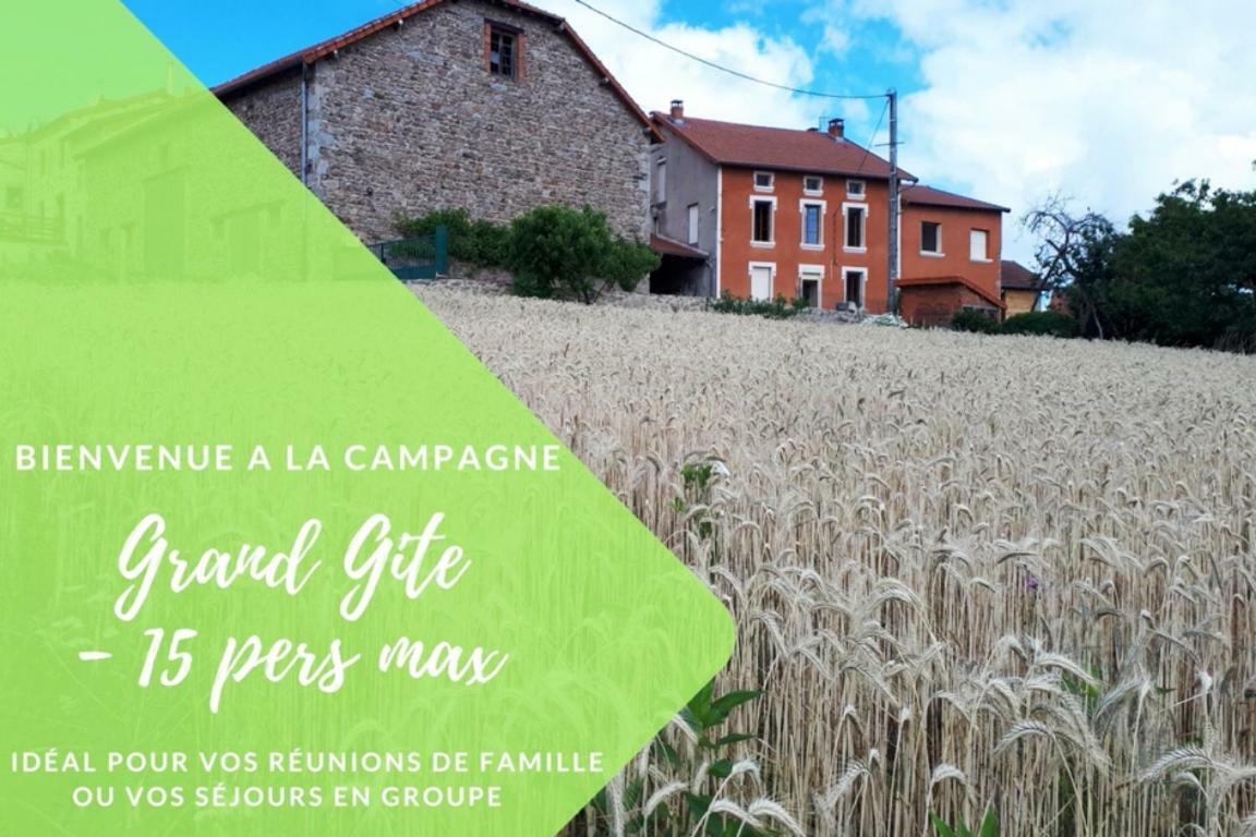 Grand Gite Maison D Alice Auvergne - 15 Personnes Saint-Bonnet-les-Quarts Exteriér fotografie
